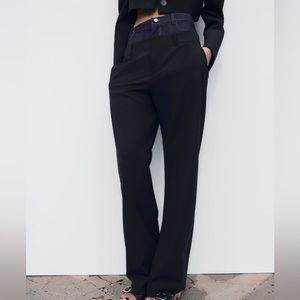 Zara Contrasting Pants